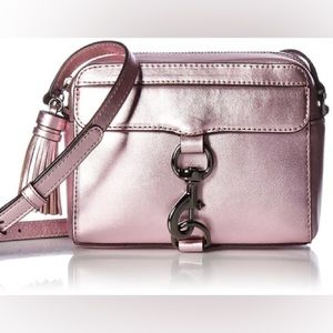 Rebecca Minkoff -Pink Metallic MAB Camera Bag -Purse